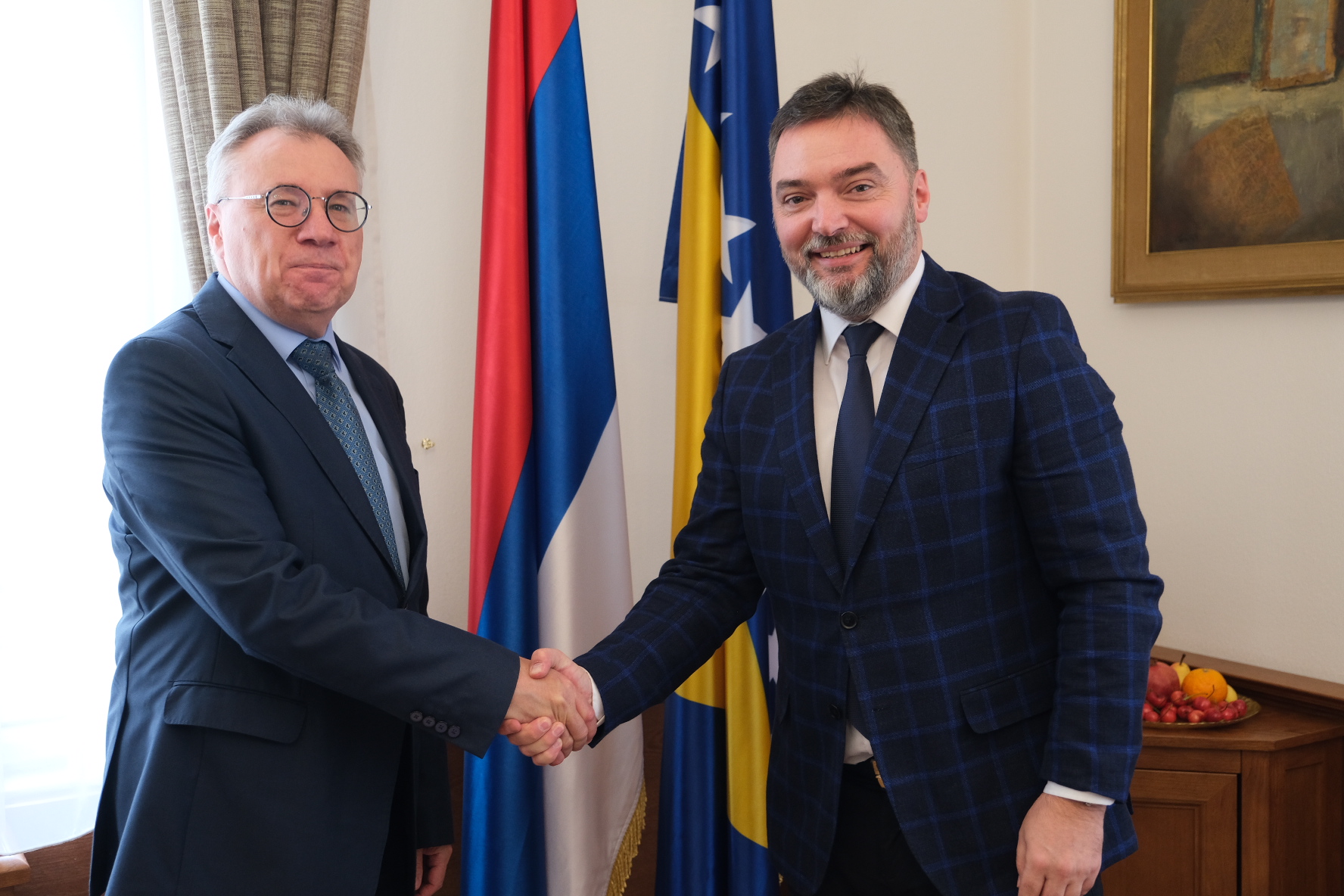 Picture for Ministar Košarac i ambasador Kalabuhov o aktuelnim političkim i ekonomskim temama